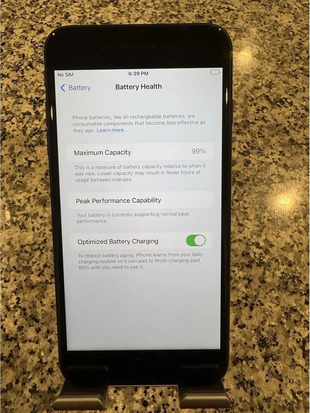 Apple iPhone 7 Plus - 32 GB - Black(Unlocked) Battery Health 99% H